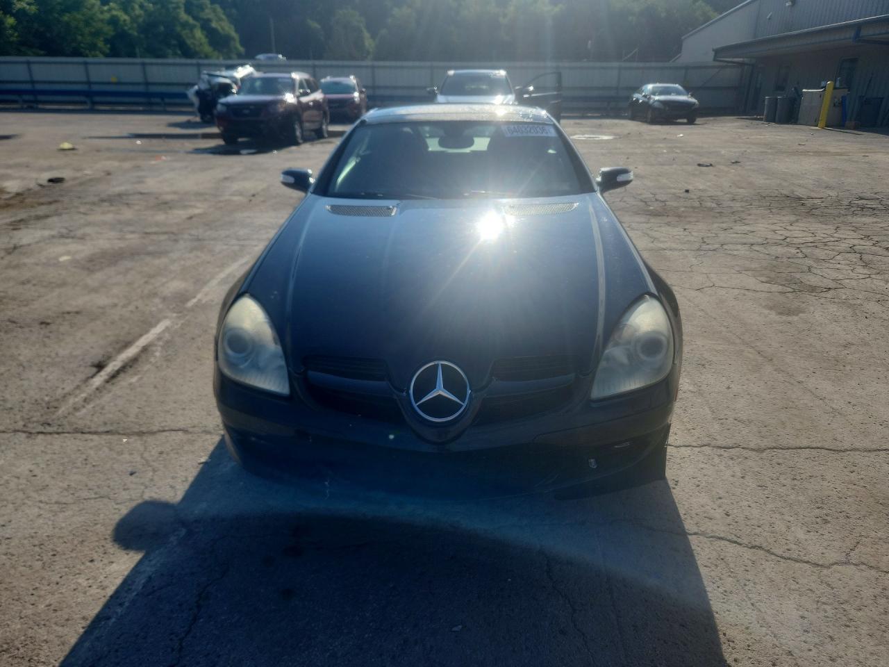 2006 Mercedes-benz Slk 280 Black vin: WDBWK54F26F120516
