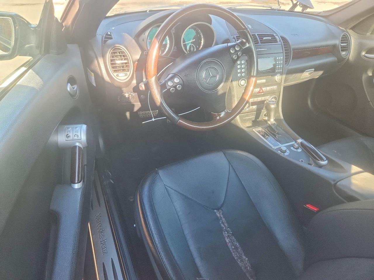 2006 Mercedes-benz Slk 280 Black vin: WDBWK54F26F120516