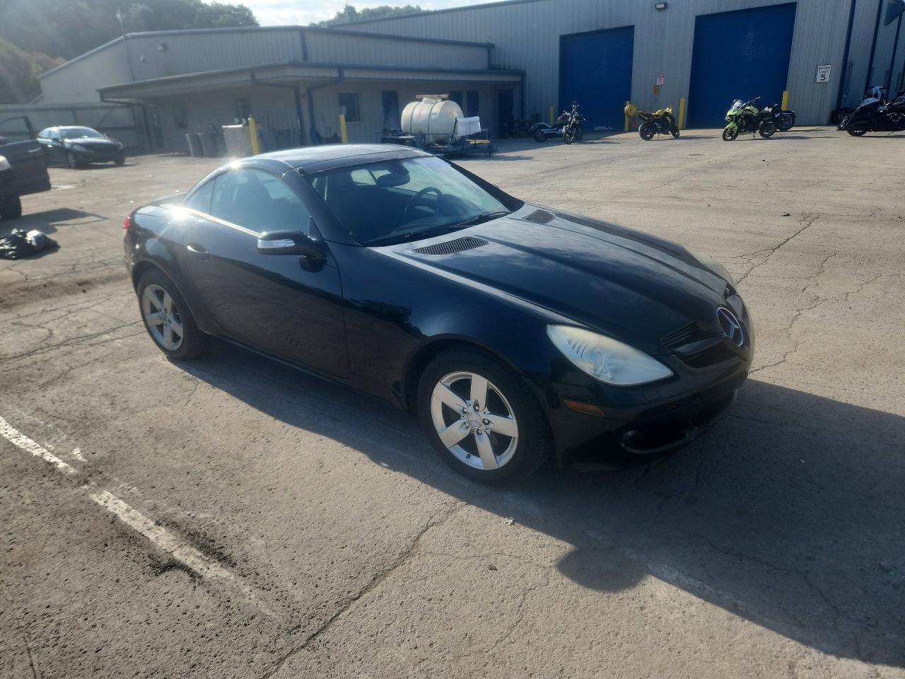 2006 Mercedes-benz Slk 280 Black vin: WDBWK54F26F120516