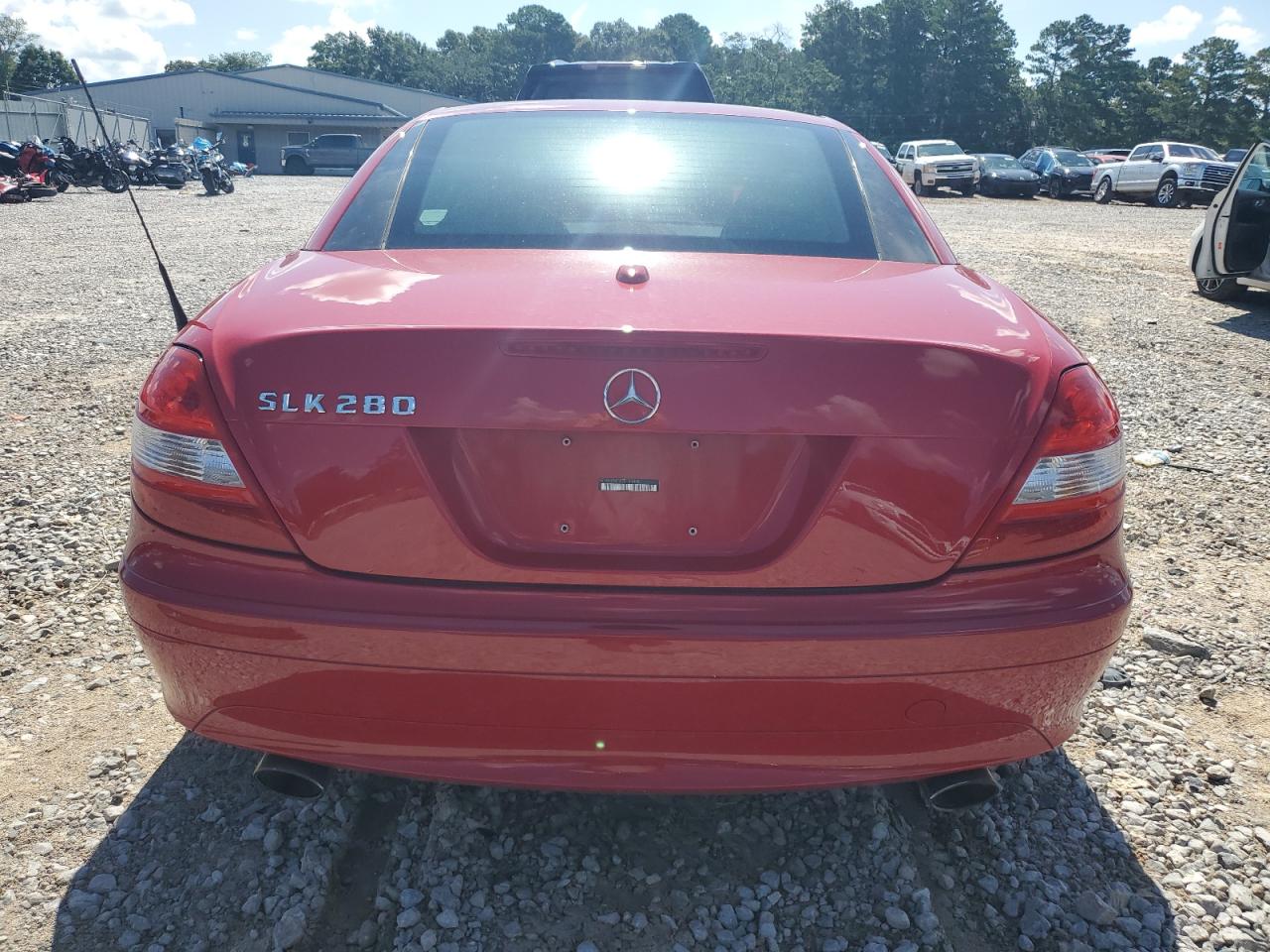 2007 Mercedes-benz Slk 280 Red vin: WDBWK54F27F135096