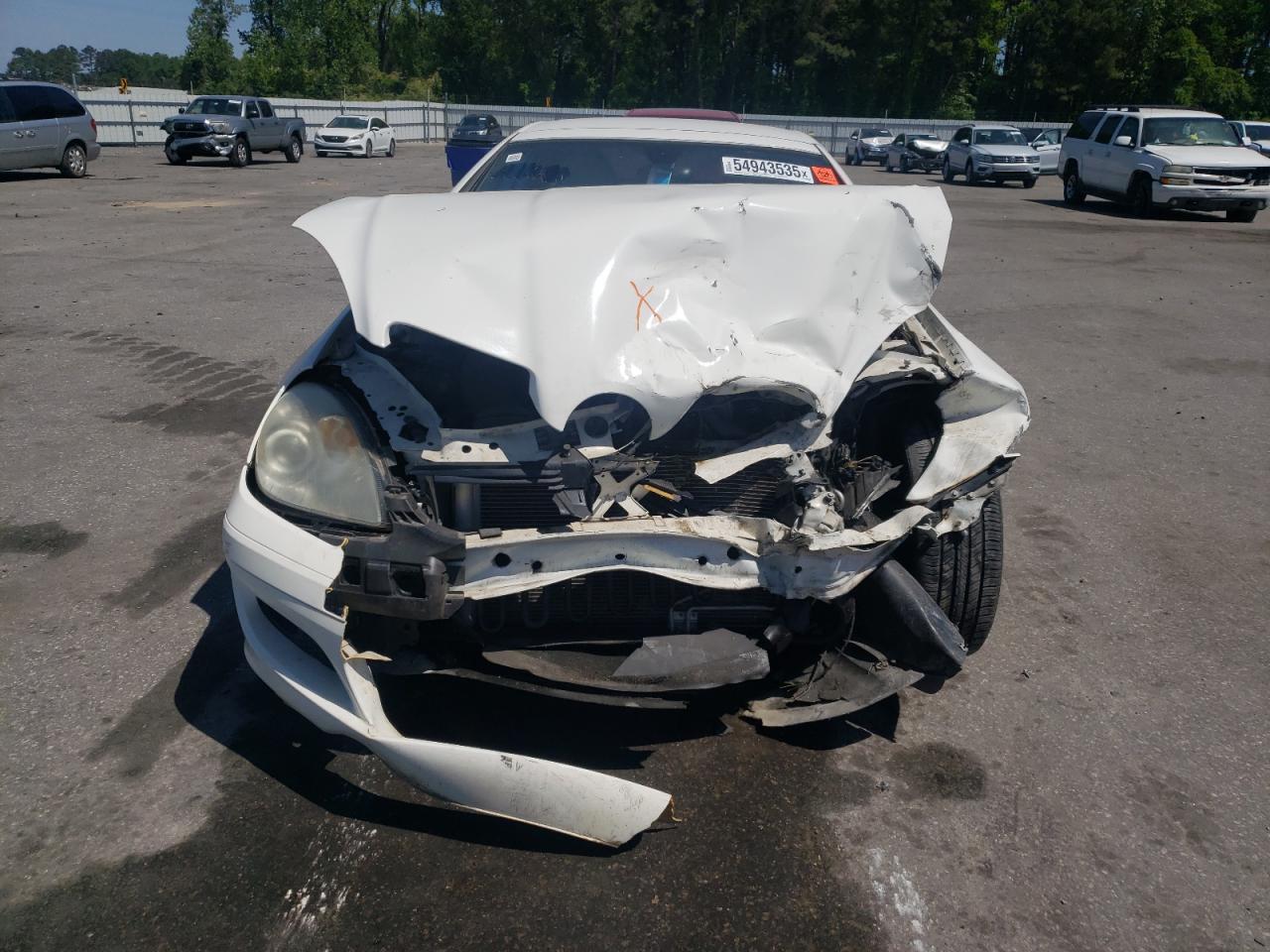 2007 Mercedes-benz Slk 280 White vin: WDBWK54F27F141688