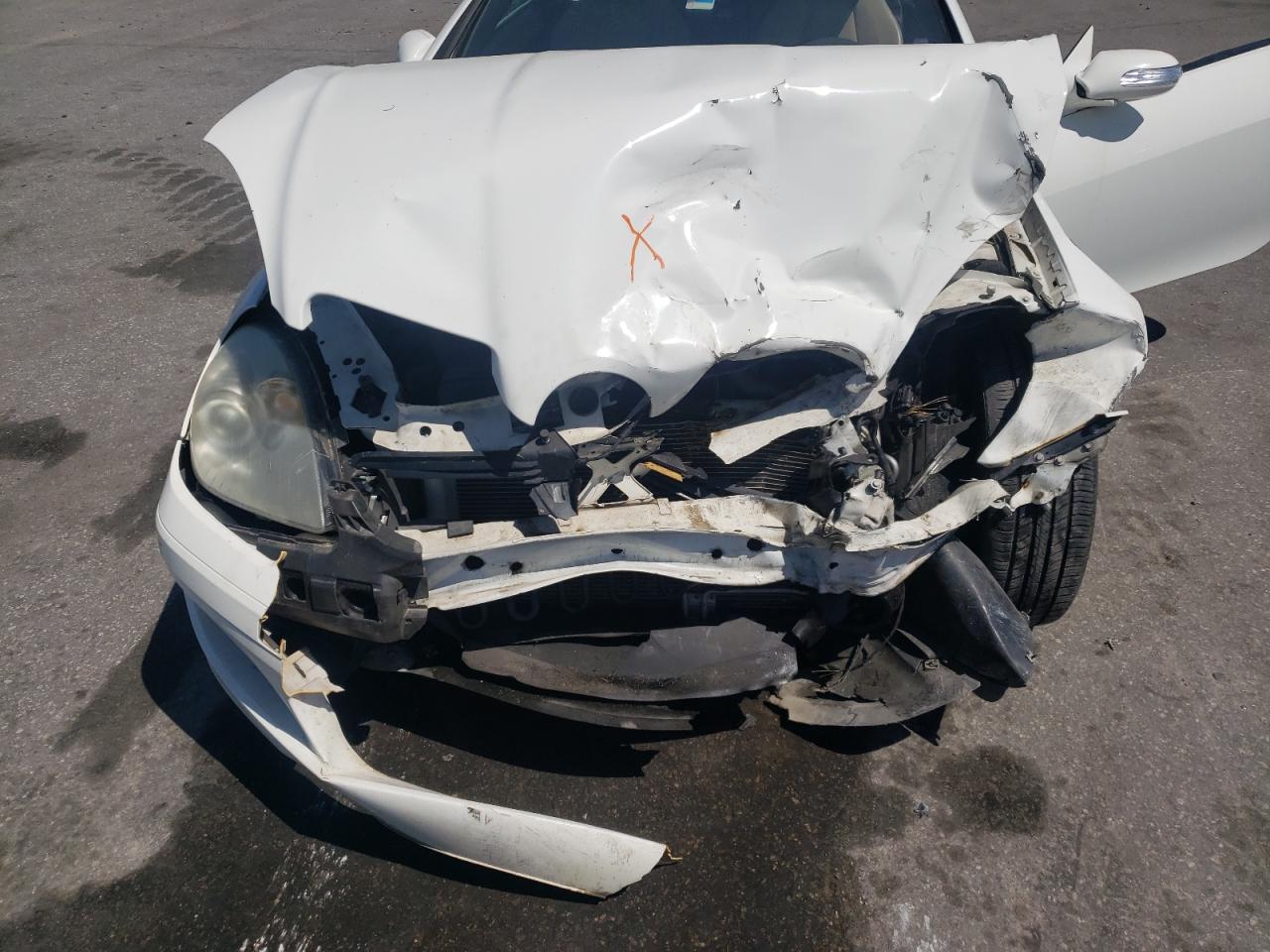 2007 Mercedes-benz Slk 280 White vin: WDBWK54F27F141688