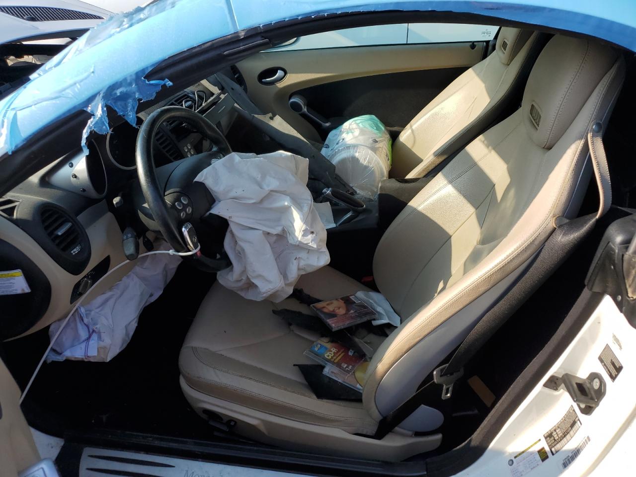 2007 Mercedes-benz Slk 280 White vin: WDBWK54F27F141688
