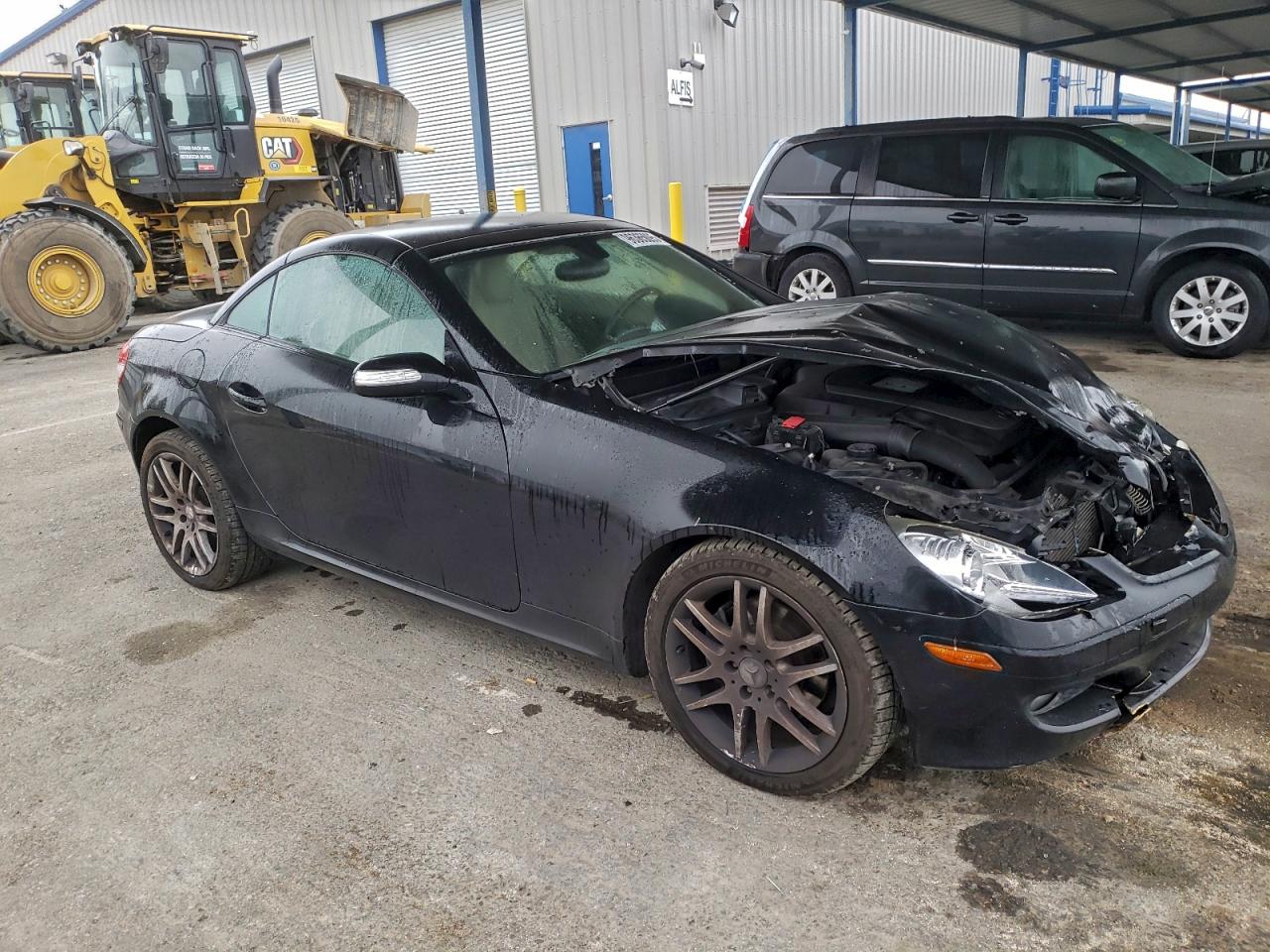 2007 Mercedes-benz Slk 280 Черный vin: WDBWK54F27F156269