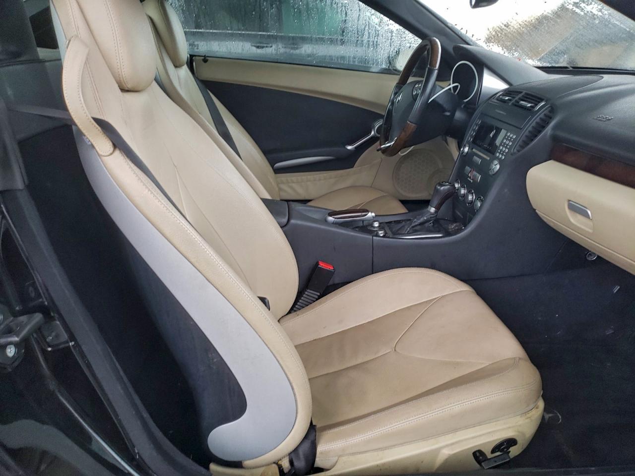 2007 Mercedes-benz Slk 280 Черный vin: WDBWK54F27F156269