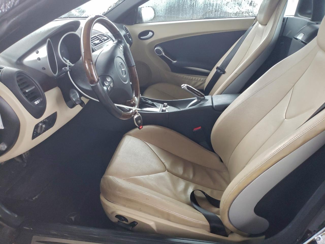 2007 Mercedes-benz Slk 280 Черный vin: WDBWK54F27F156269