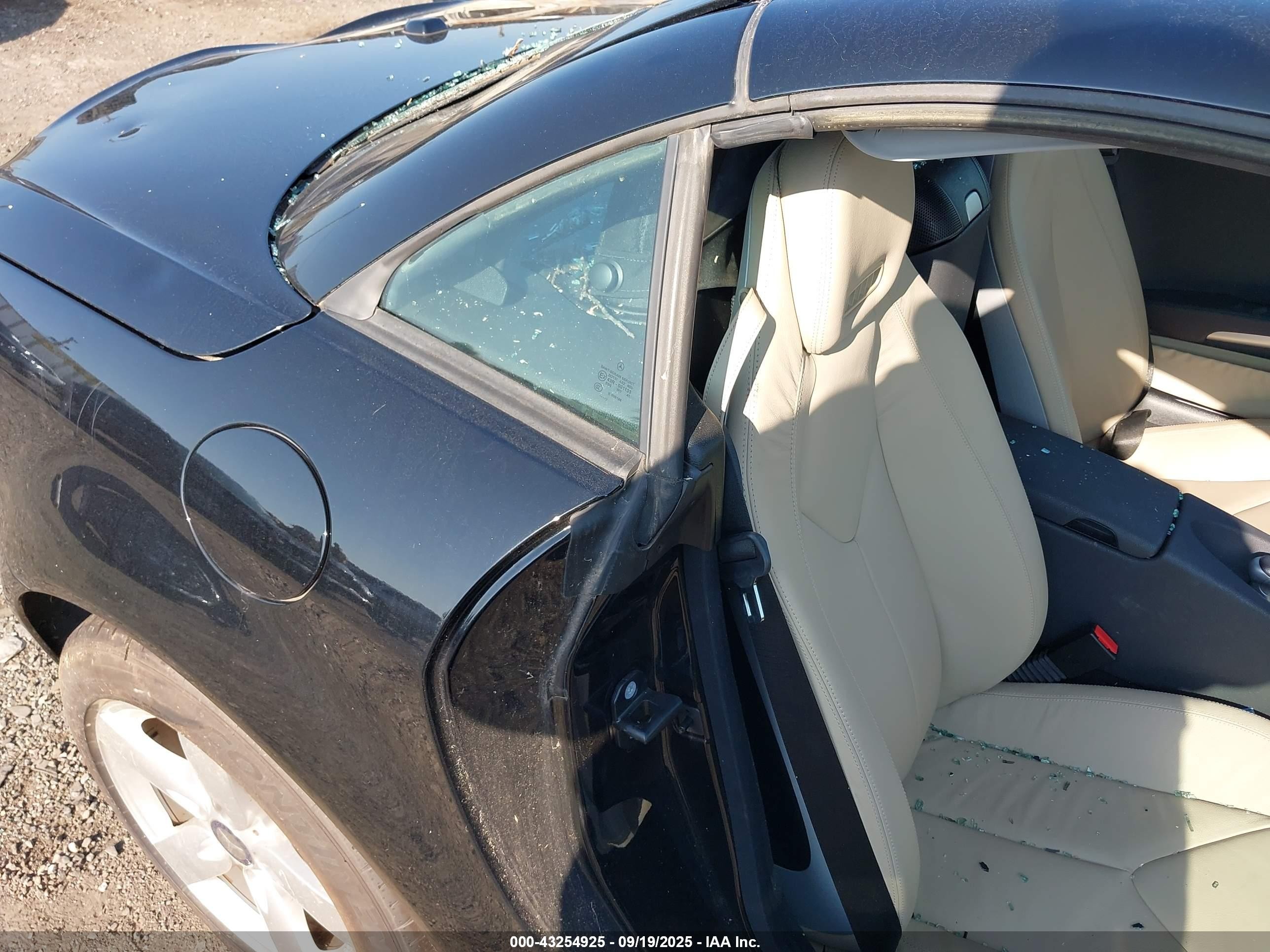 2008 Mercedes-benz Slk 280   Black vin: WDBWK54F28F177656