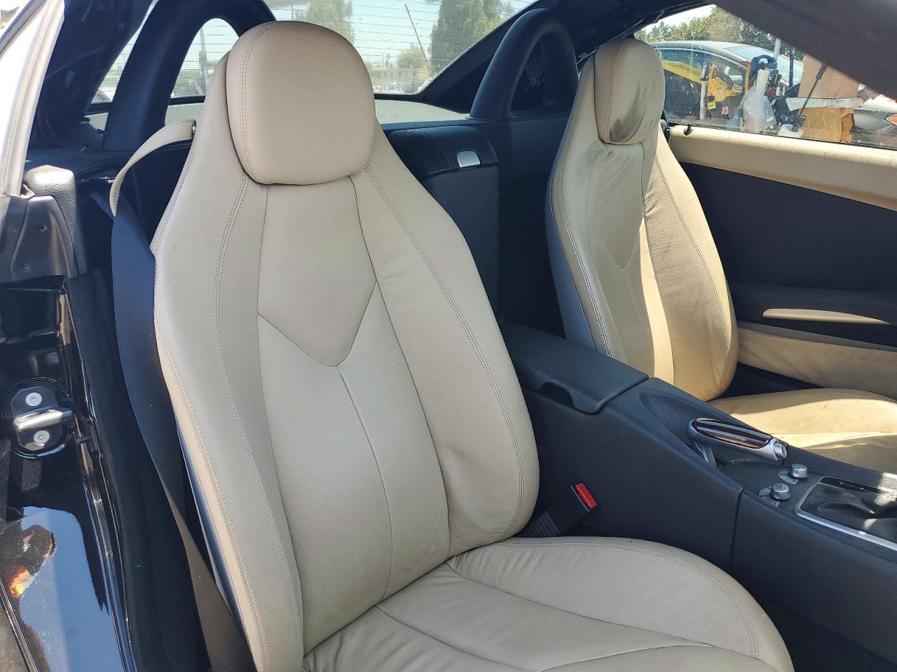 2008 Mercedes-benz Slk 280 Black vin: WDBWK54F28F179651