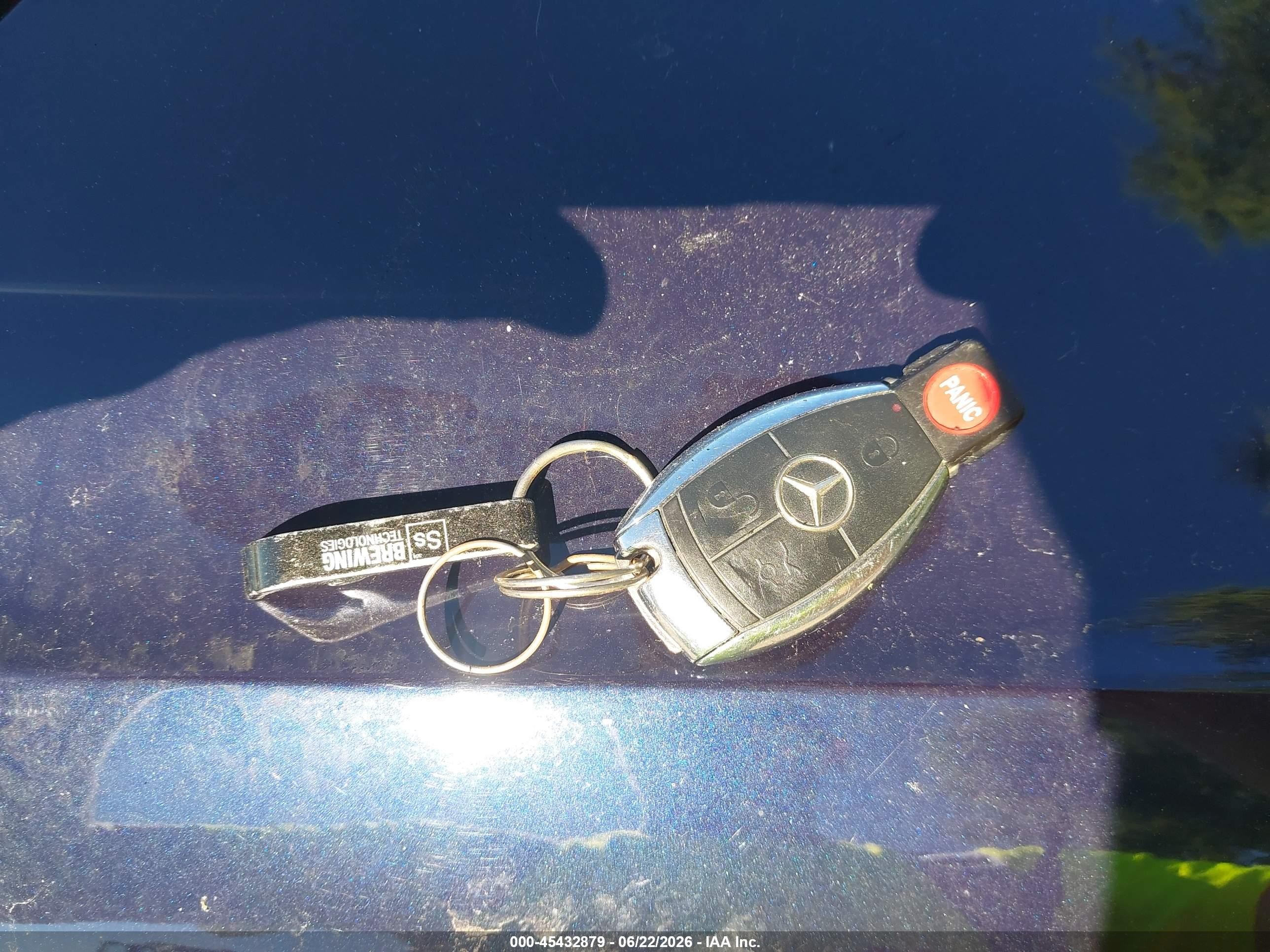 2008 Mercedes-benz Slk 280   Blue vin: WDBWK54F28F181268