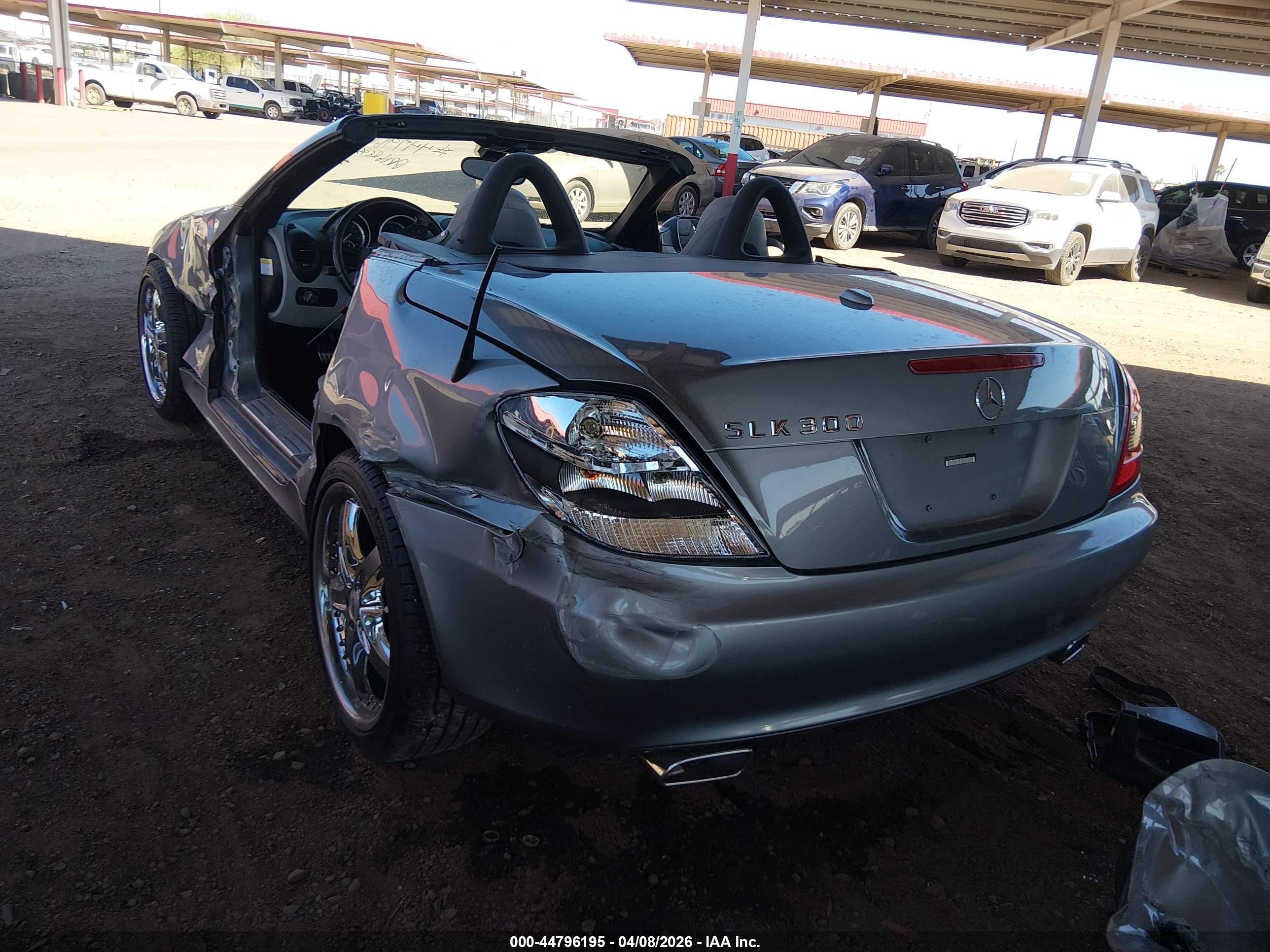 2009 Mercedes-benz Slk 300   Серебряный vin: WDBWK54F29F191008
