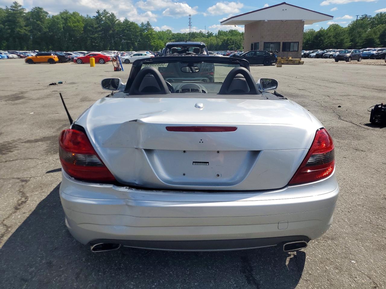 2009 Mercedes-benz Slk 300 Silver vin: WDBWK54F29F194278