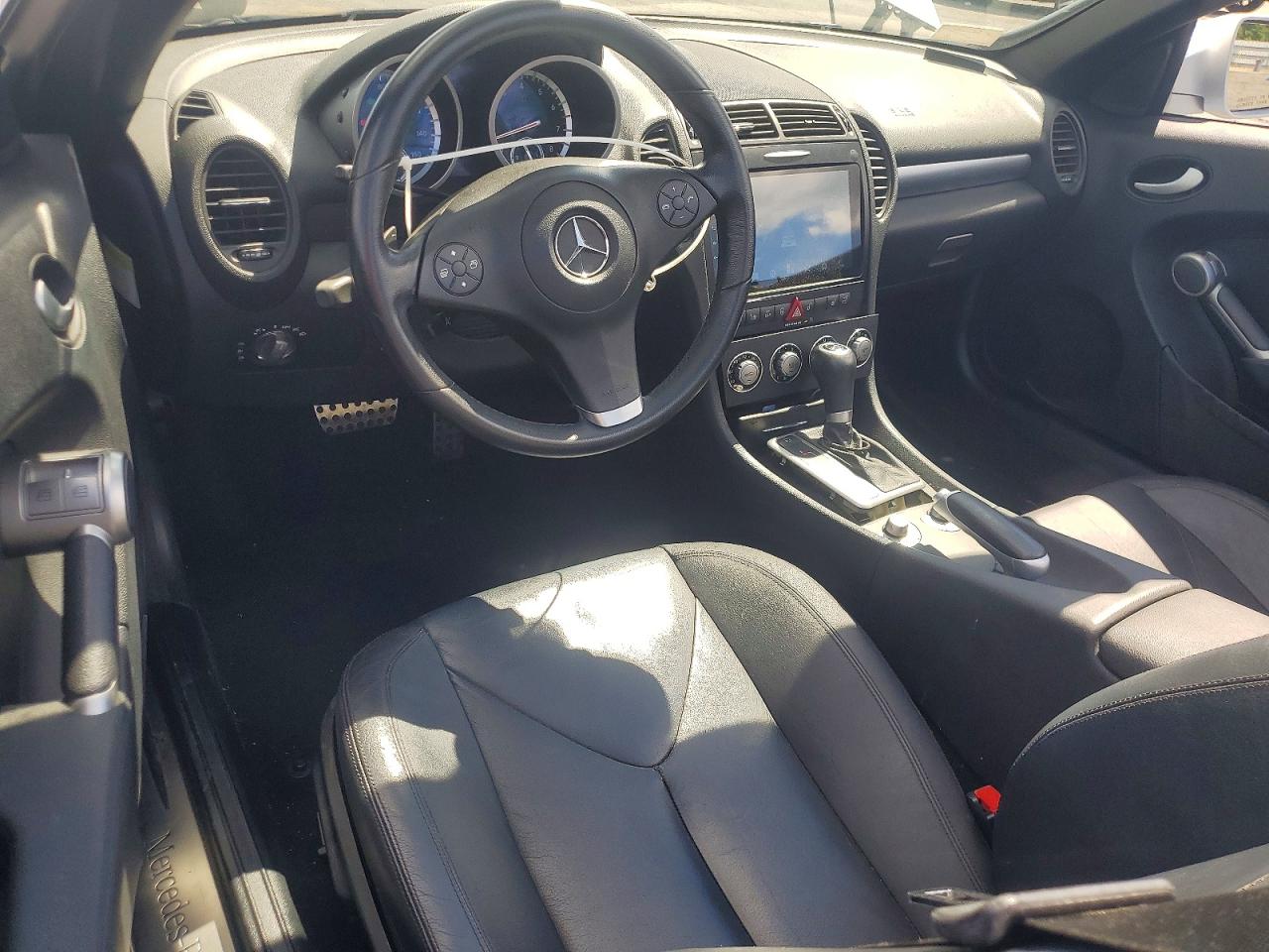 2009 Mercedes-benz Slk 300 Silver vin: WDBWK54F29F194278
