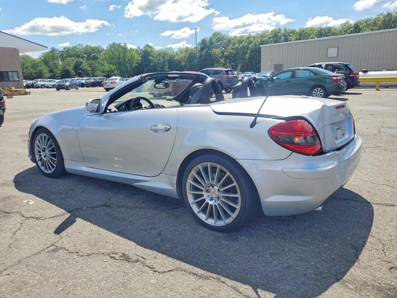 2009 Mercedes-benz Slk 300 Silver vin: WDBWK54F29F194278