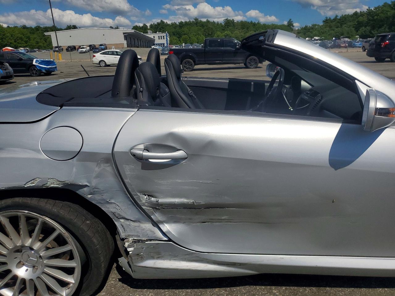 2009 Mercedes-benz Slk 300 Silver vin: WDBWK54F29F194278