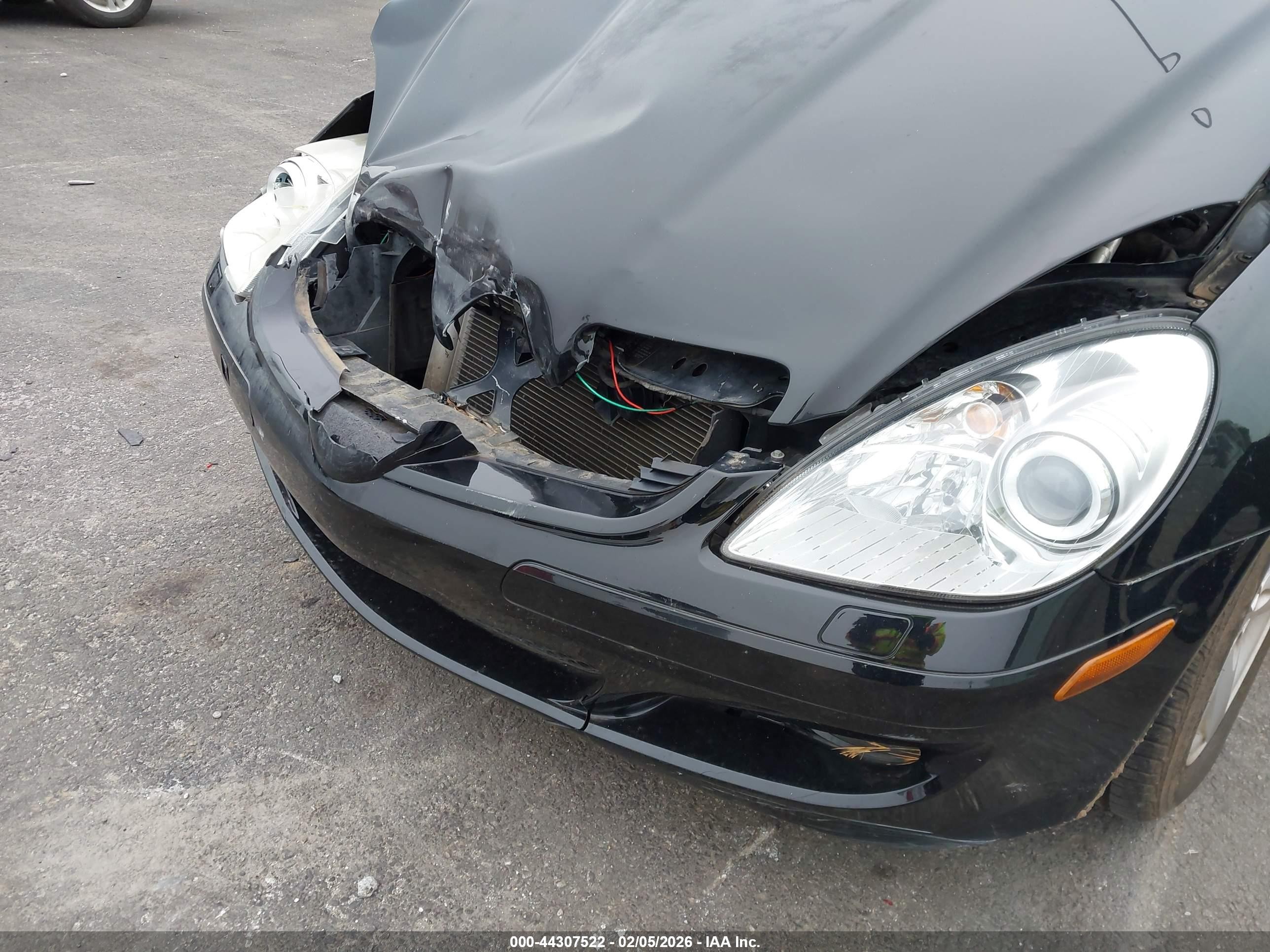 2007 Mercedes-benz Slk 280   Black vin: WDBWK54F37F134362