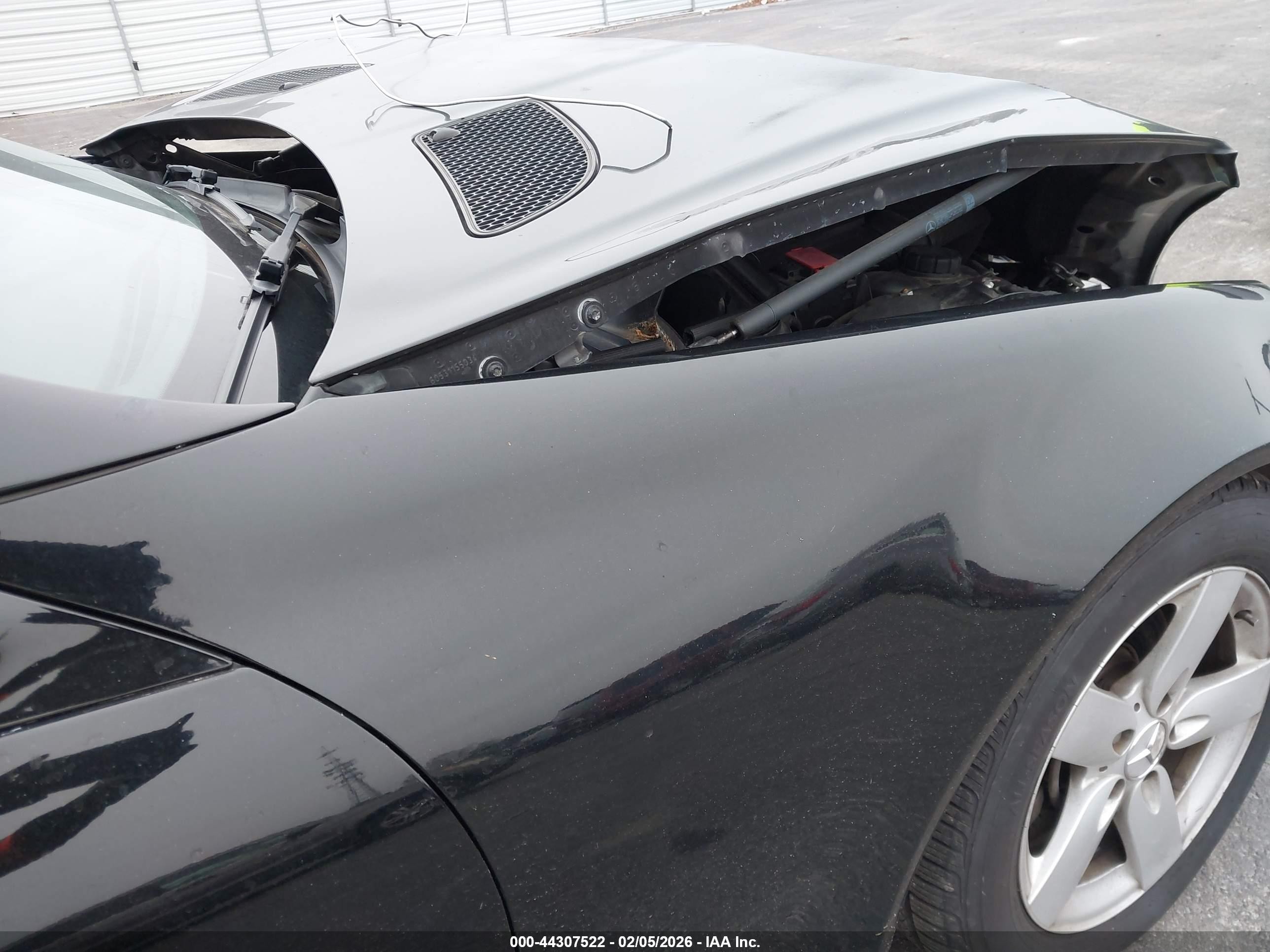 2007 Mercedes-benz Slk 280   Black vin: WDBWK54F37F134362