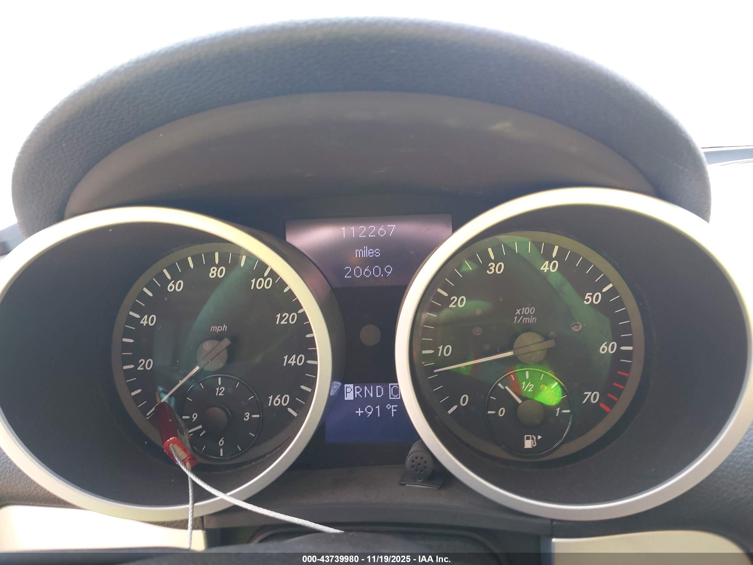 2007 Mercedes-benz Slk 280   Red vin: WDBWK54F37F138069