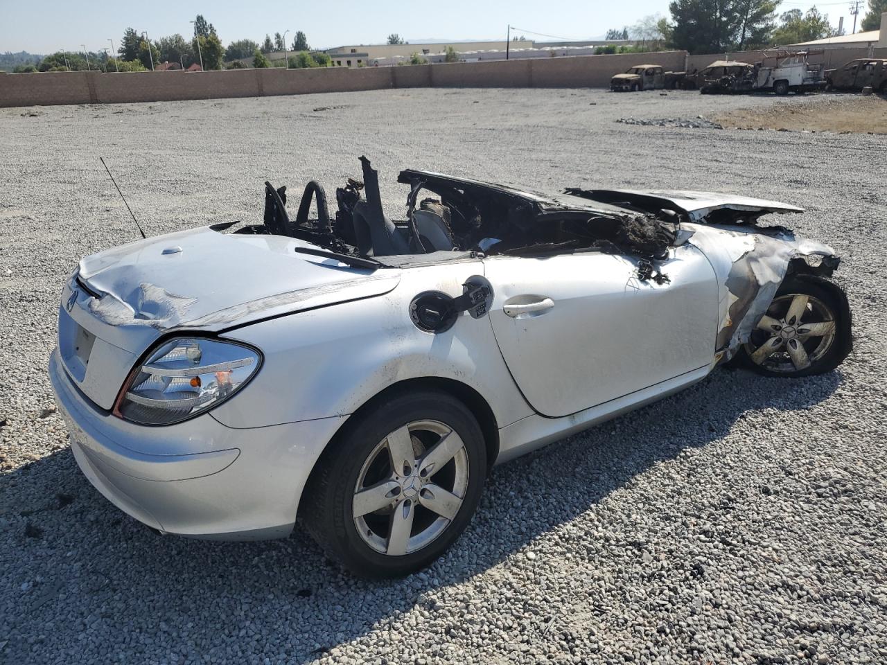 2007 Mercedes-benz Slk 280 Silver vin: WDBWK54F37F140839