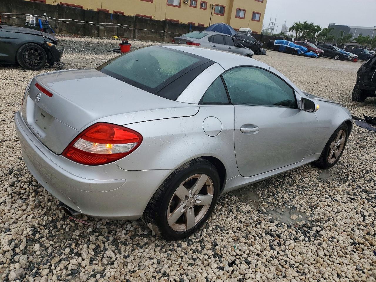 2007 Mercedes-benz Slk 280 Silver vin: WDBWK54F37F148231
