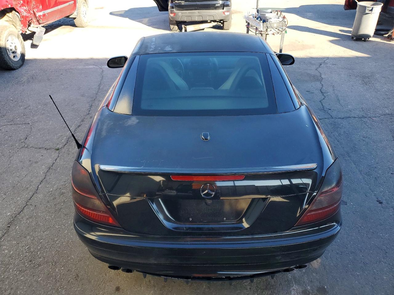 2007 Mercedes-benz Slk 280 Black vin: WDBWK54F37F152568