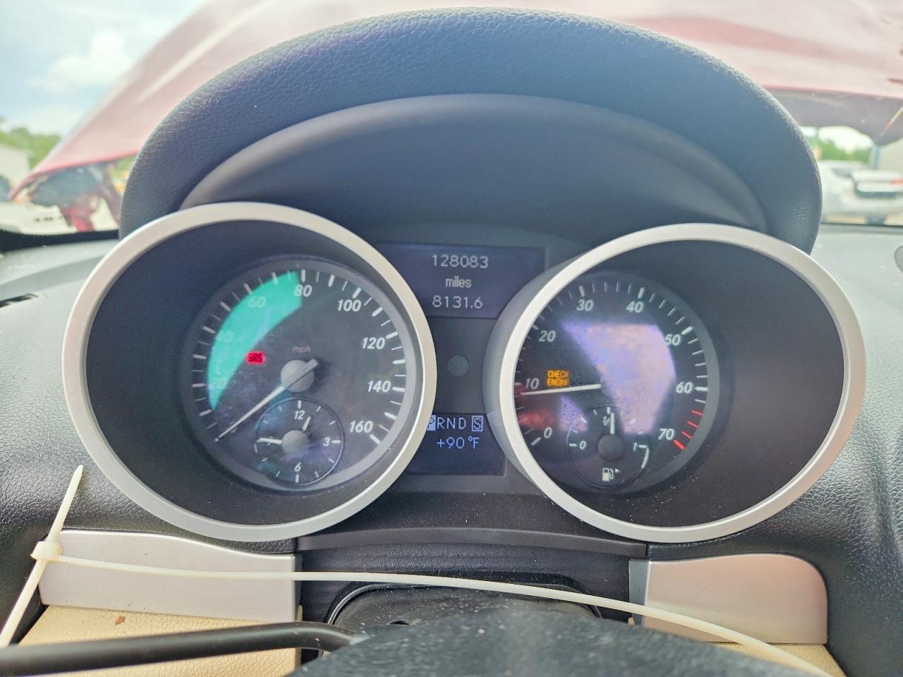 2007 Mercedes-benz Slk 280 Red vin: WDBWK54F37F157446