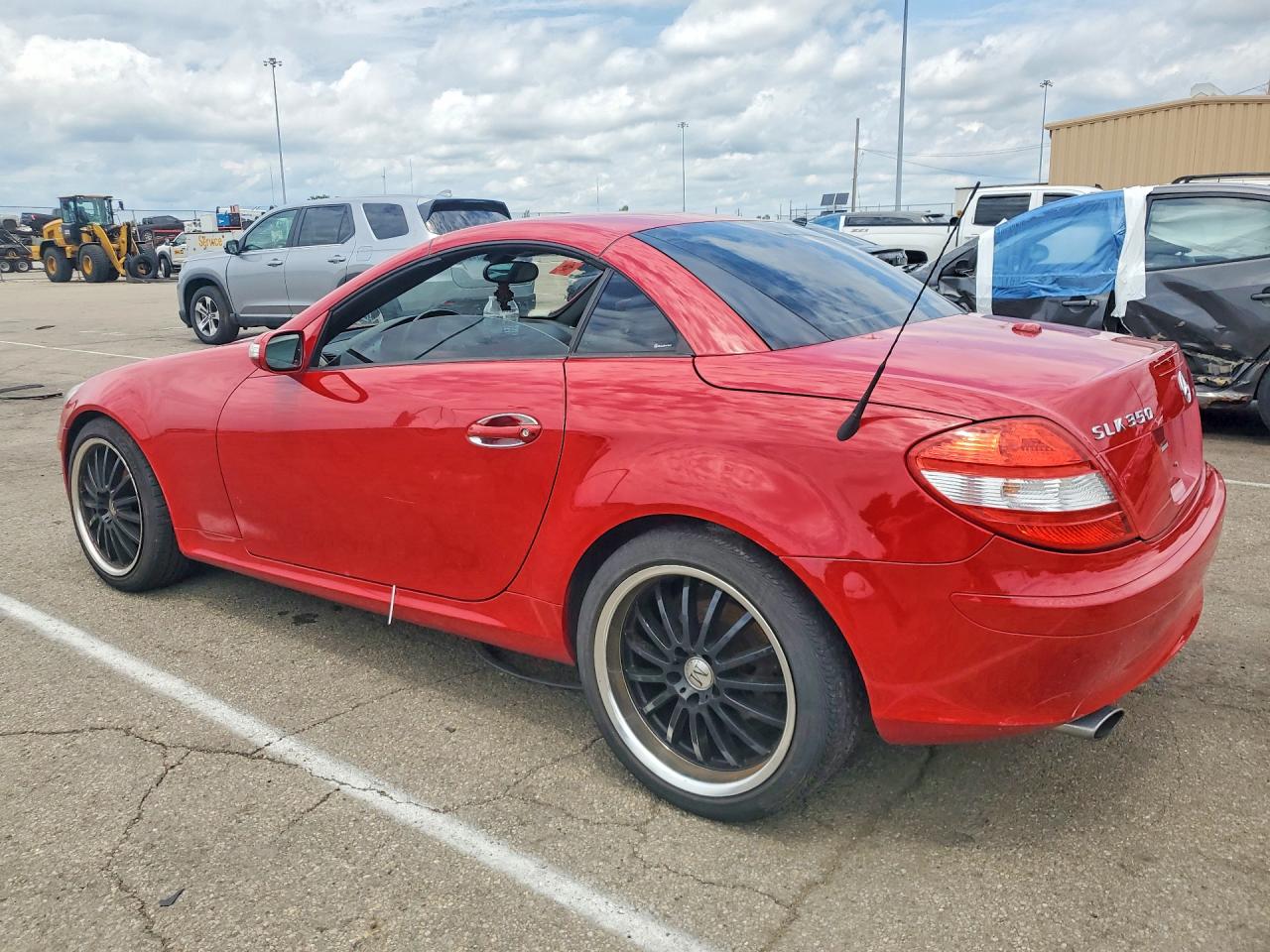 2007 Mercedes-benz Slk 280 Red vin: WDBWK54F37F167703