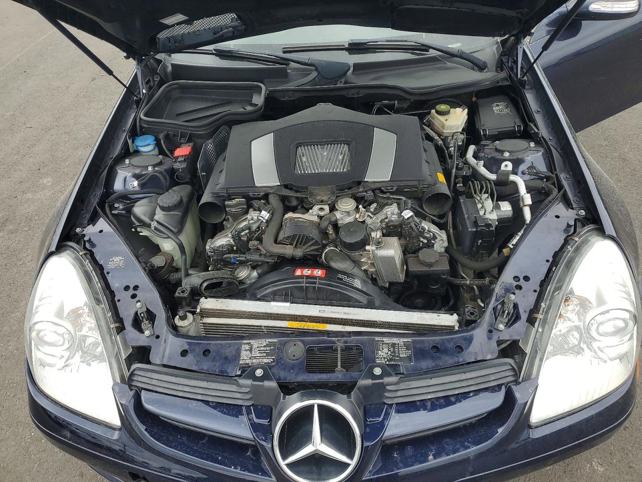 2006 Mercedes-benz Slk 280 Blue vin: WDBWK54F46F100039