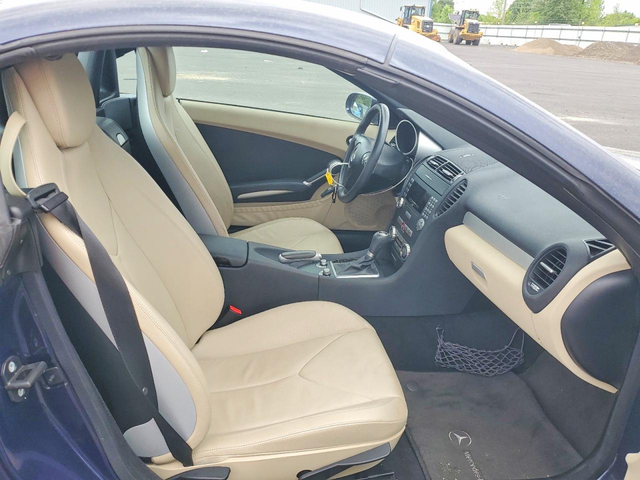 2006 Mercedes-benz Slk 280 Blue vin: WDBWK54F46F100039