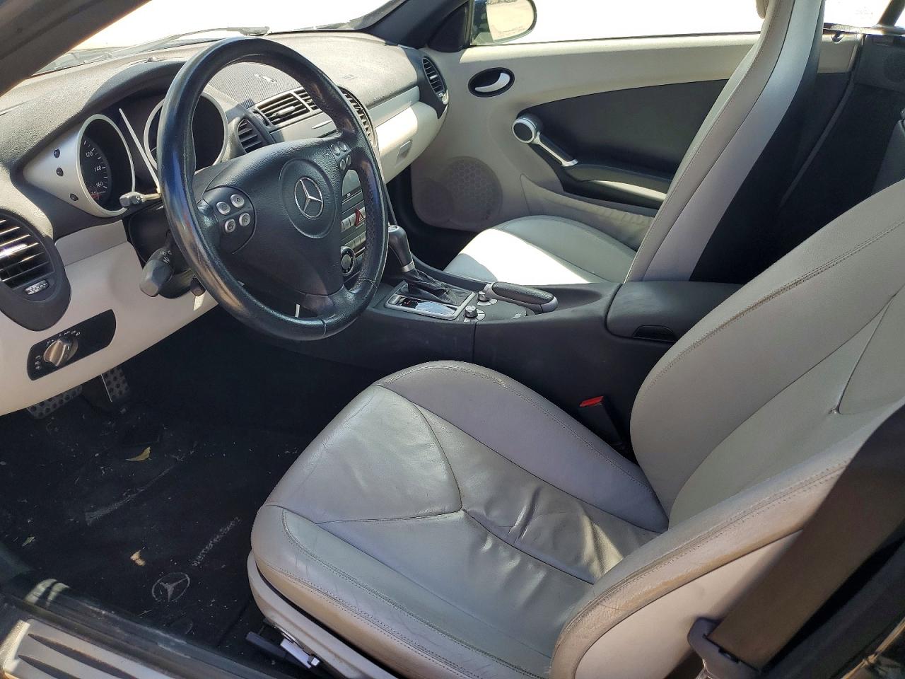 2006 Mercedes-benz Slk 280 Black vin: WDBWK54F46F105449