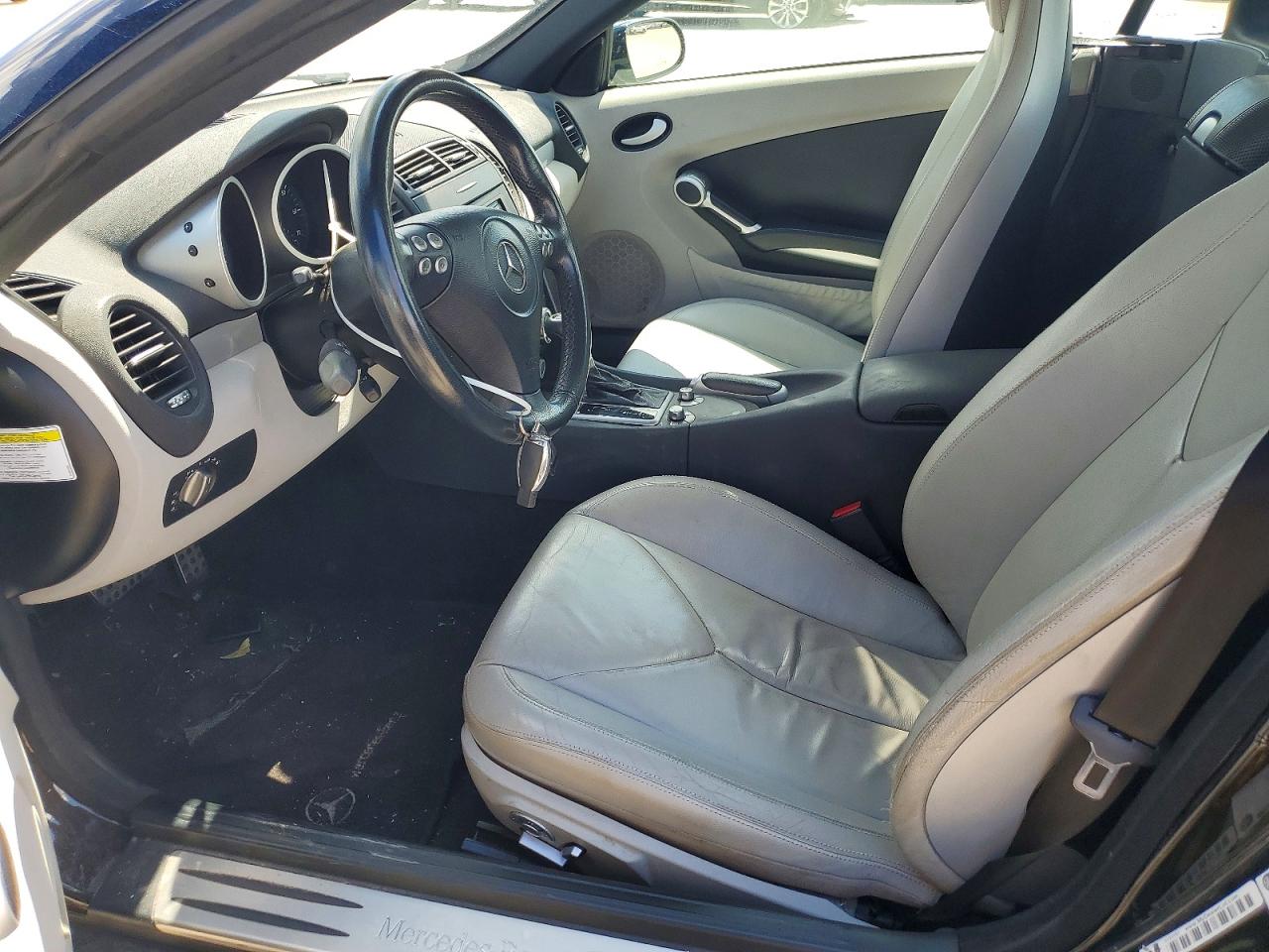 2006 Mercedes-benz Slk 280 Black vin: WDBWK54F46F105449