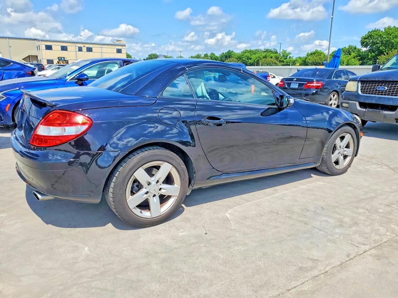 2006 Mercedes-benz Slk 280 Black vin: WDBWK54F46F105449