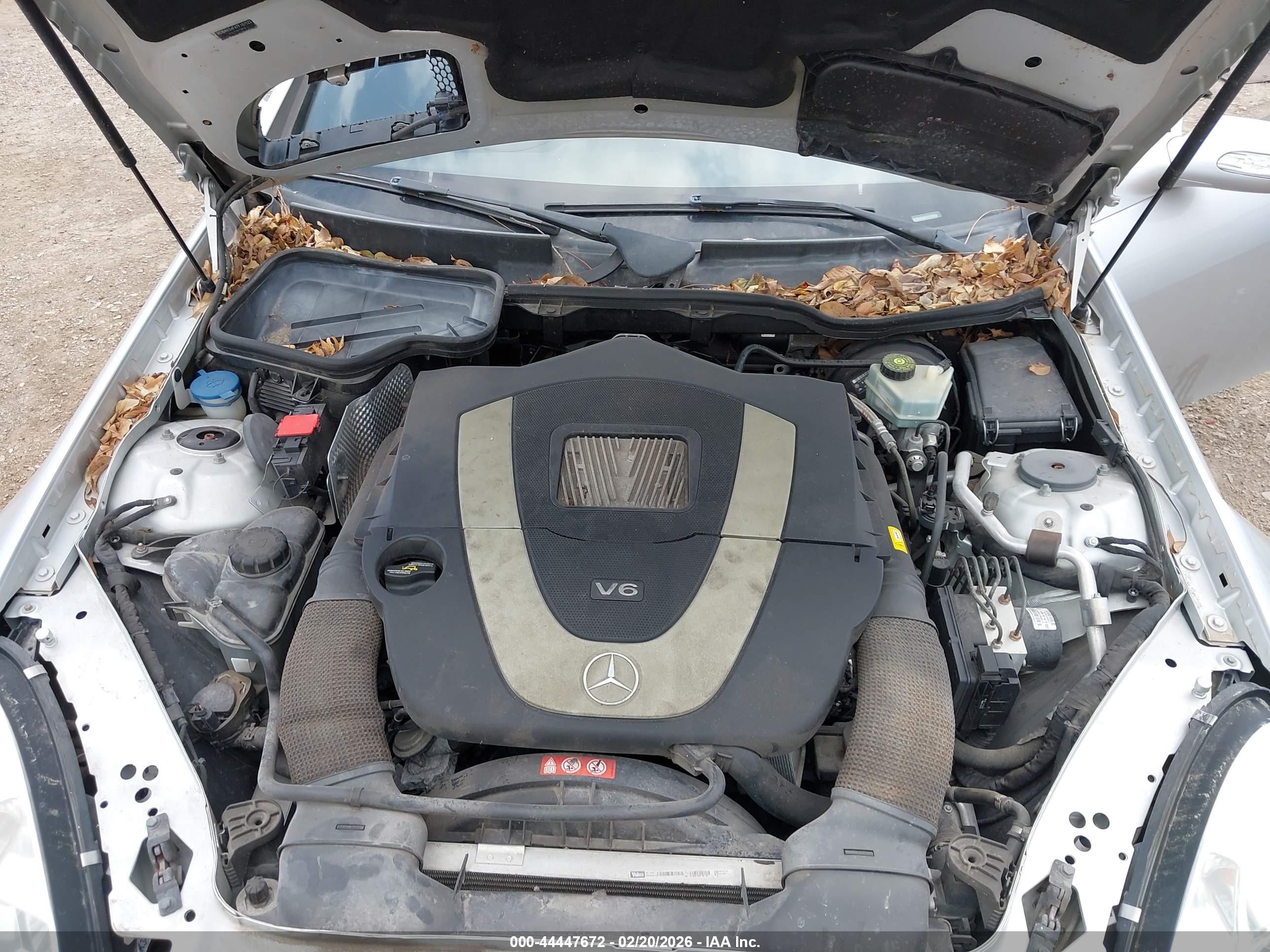 2007 Mercedes-benz Slk 280   Silver vin: WDBWK54F47F157522