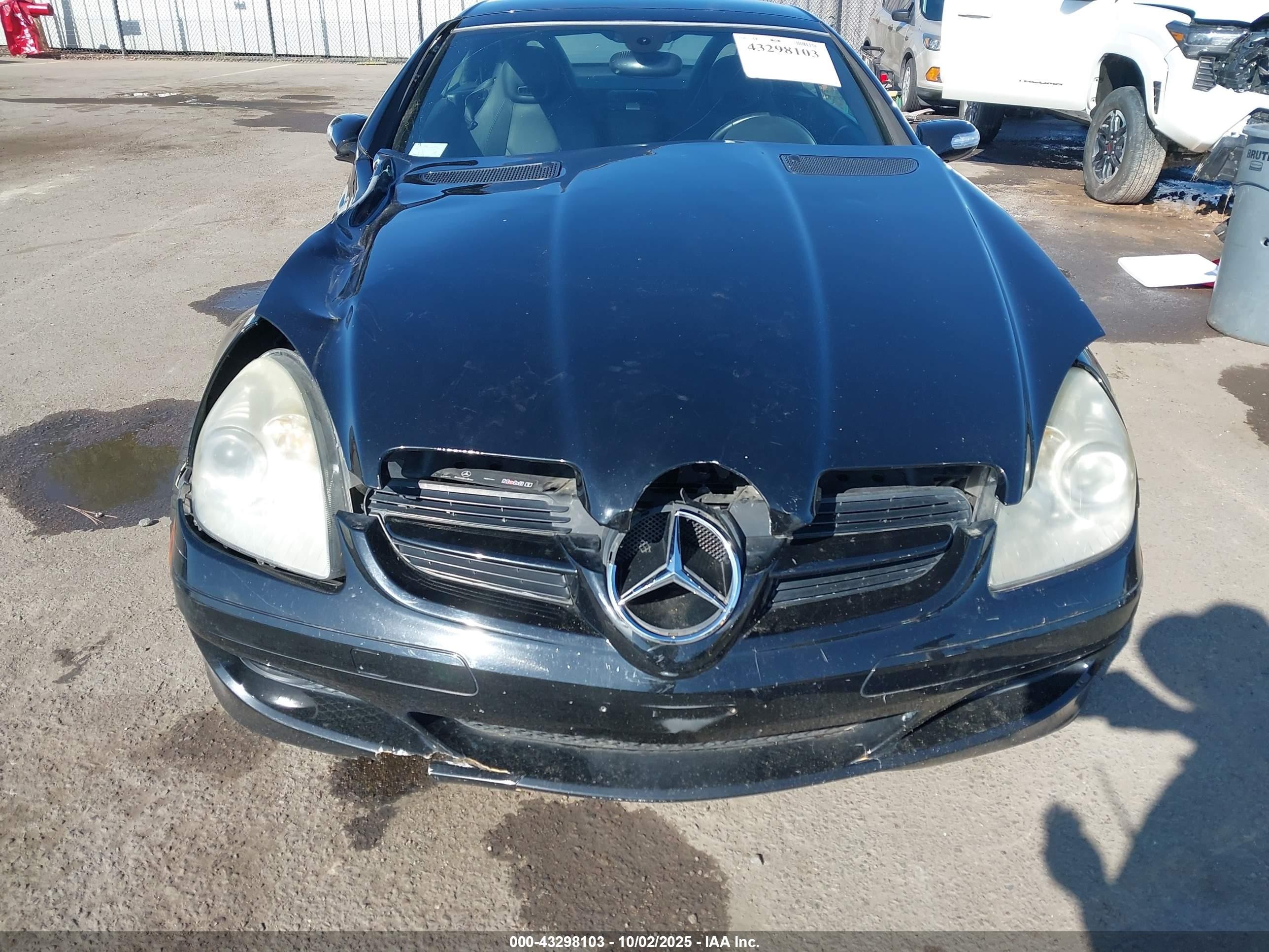 2008 Mercedes-benz Slk 280   Черный vin: WDBWK54F48F183135