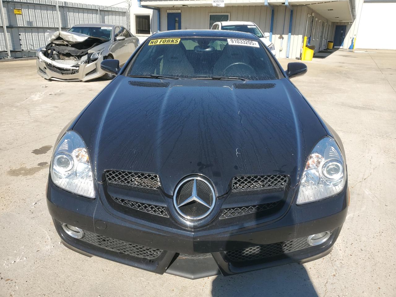 2009 Mercedes-benz Slk 300 Black vin: WDBWK54F49F210349