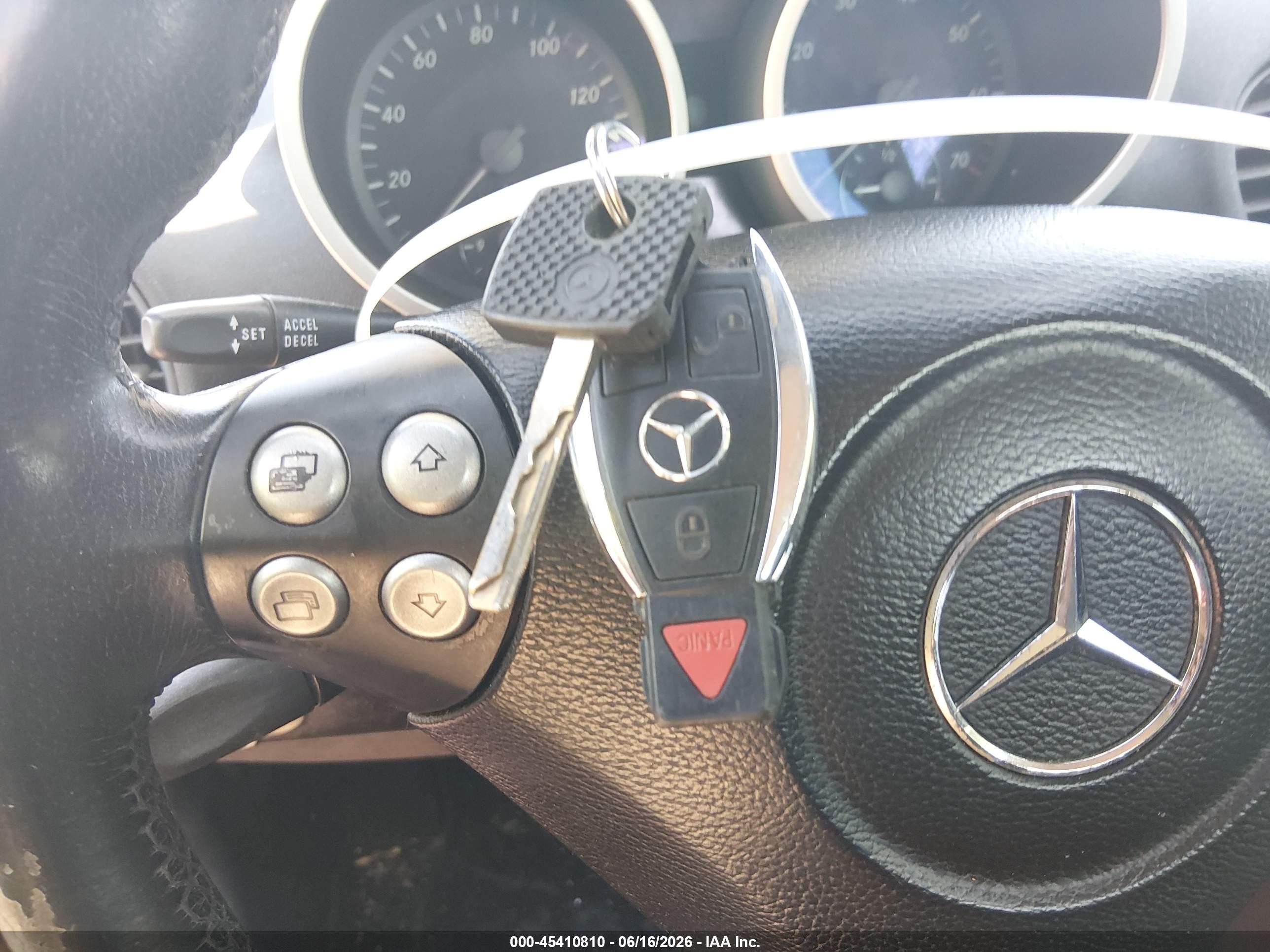 2006 Mercedes-benz Slk 280   Black vin: WDBWK54F56F084675