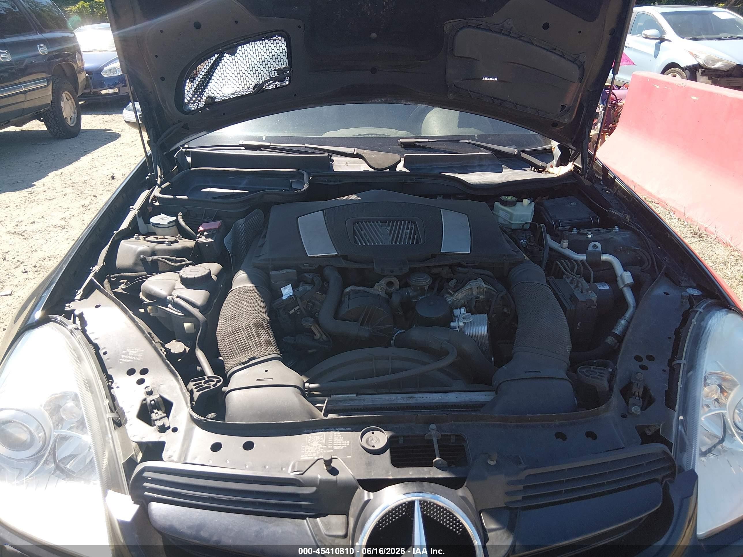 2006 Mercedes-benz Slk 280   Black vin: WDBWK54F56F084675