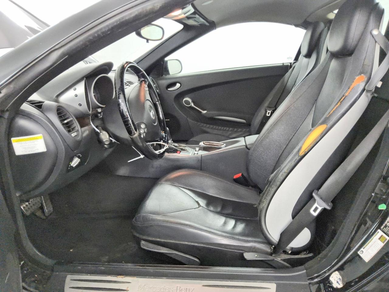 2006 Mercedes-benz Slk 280 Black vin: WDBWK54F56F124897