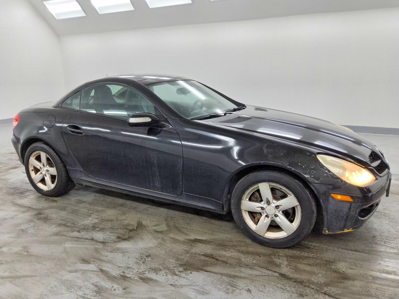 2006 Mercedes-benz Slk 280 Black vin: WDBWK54F56F124897
