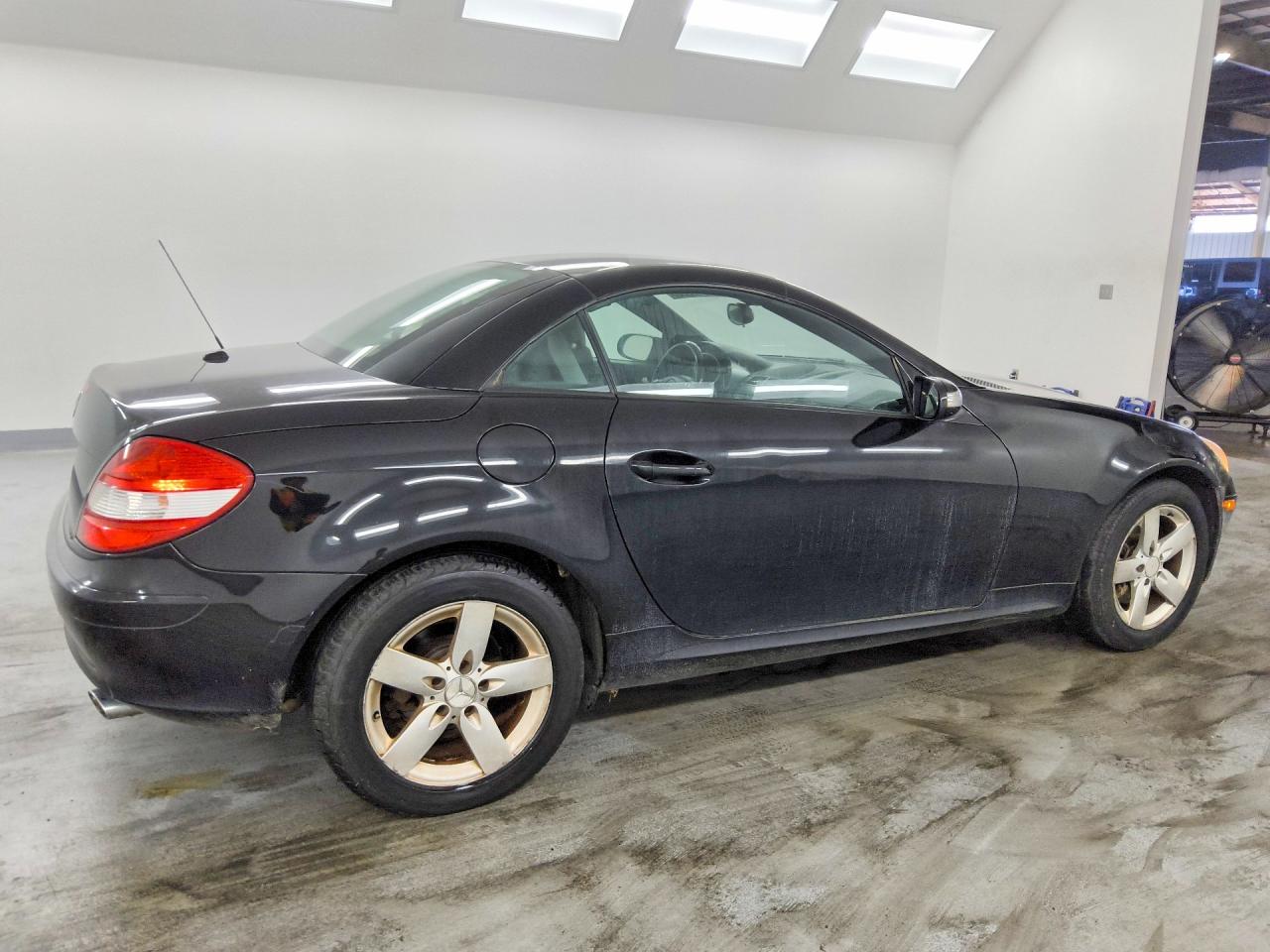 2006 Mercedes-benz Slk 280 Black vin: WDBWK54F56F124897