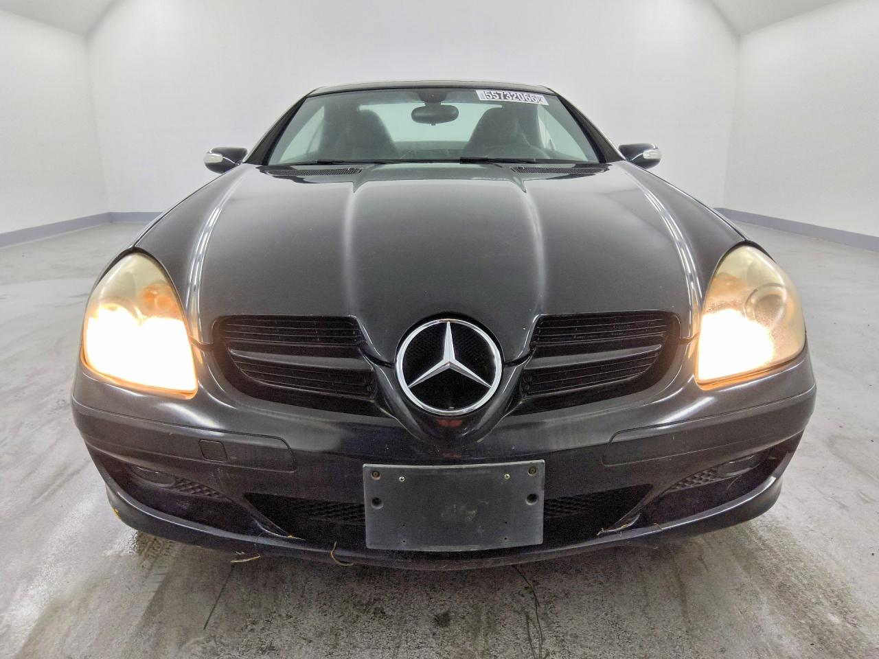 2006 Mercedes-benz Slk 280 Black vin: WDBWK54F56F124897