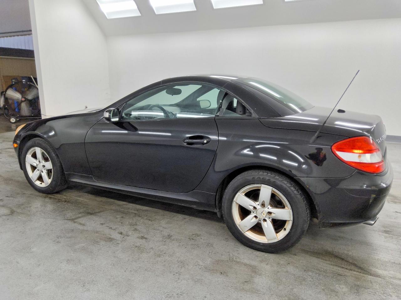 2006 Mercedes-benz Slk 280 Black vin: WDBWK54F56F124897
