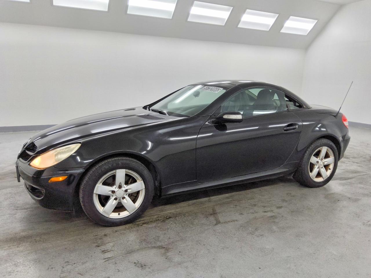 2006 Mercedes-benz Slk 280 Black vin: WDBWK54F56F124897