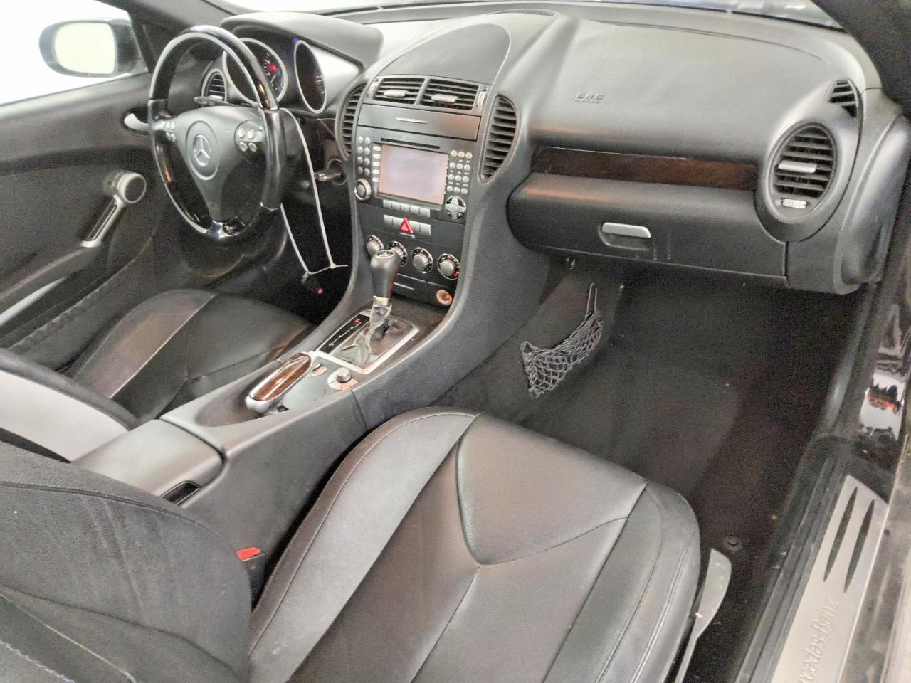 2006 Mercedes-benz Slk 280 Black vin: WDBWK54F56F124897