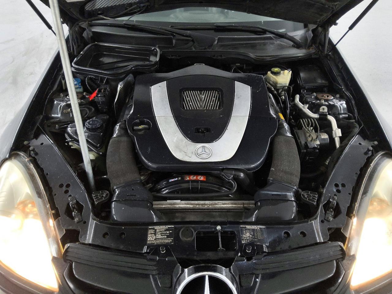 2006 Mercedes-benz Slk 280 Black vin: WDBWK54F56F124897