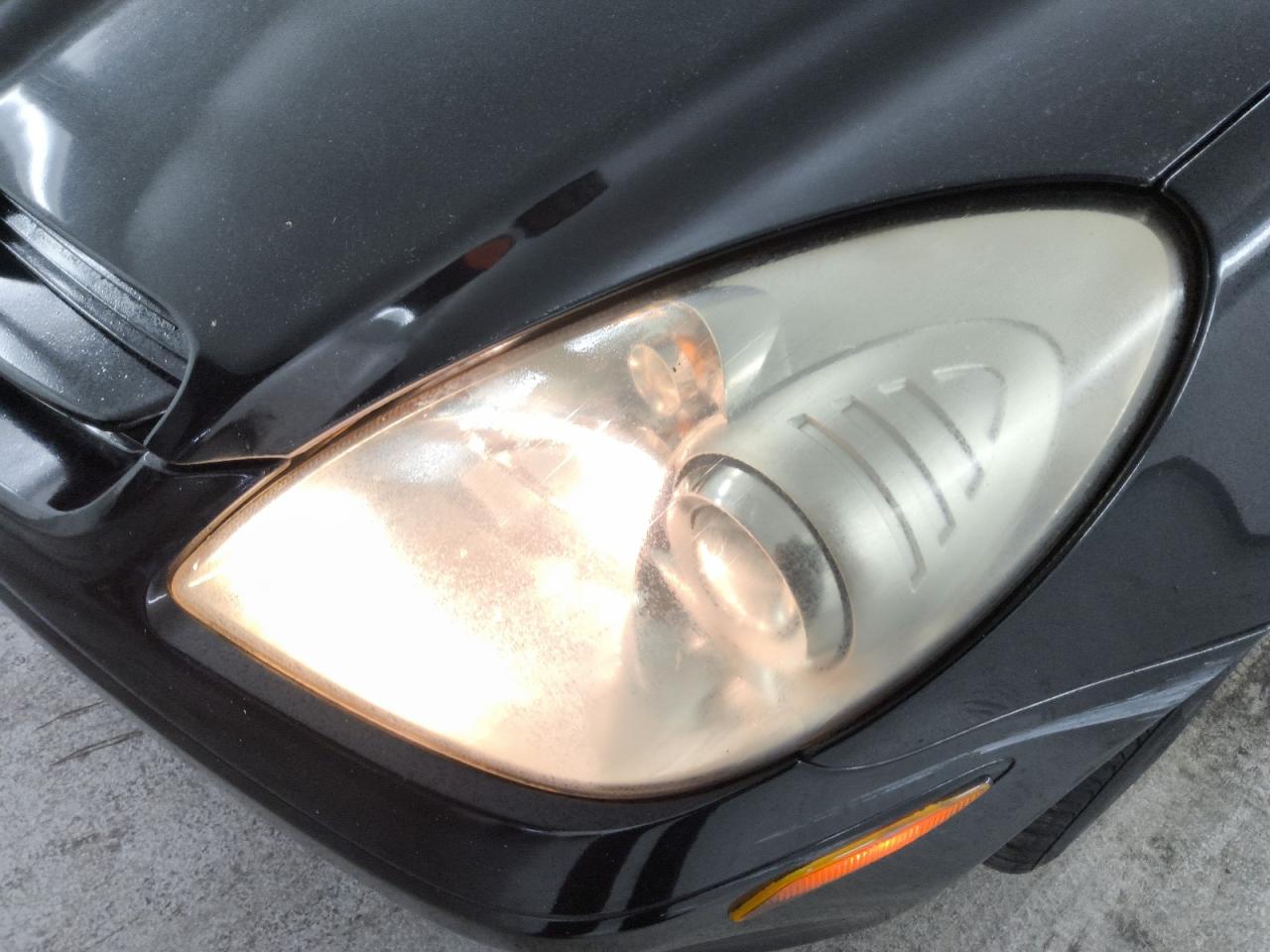 2006 Mercedes-benz Slk 280 Black vin: WDBWK54F56F124897 Damage: Left Head Lamp, Faded, Repair Required