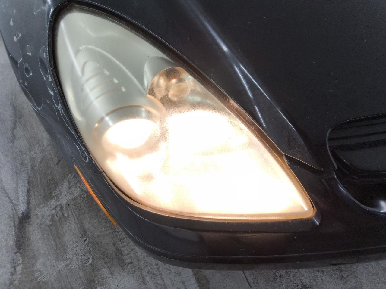 2006 Mercedes-benz Slk 280 Black vin: WDBWK54F56F124897 Damage: Right Head Lamp, Faded, Repair Required