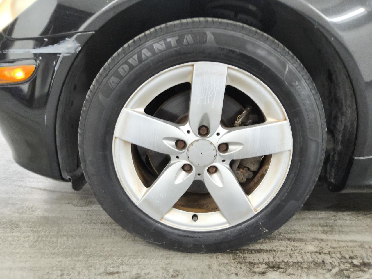 2006 Mercedes-benz Slk 280 Black vin: WDBWK54F56F124897 Damage: Left Front Wheel, Curb Rash, 5 To 6 Inches