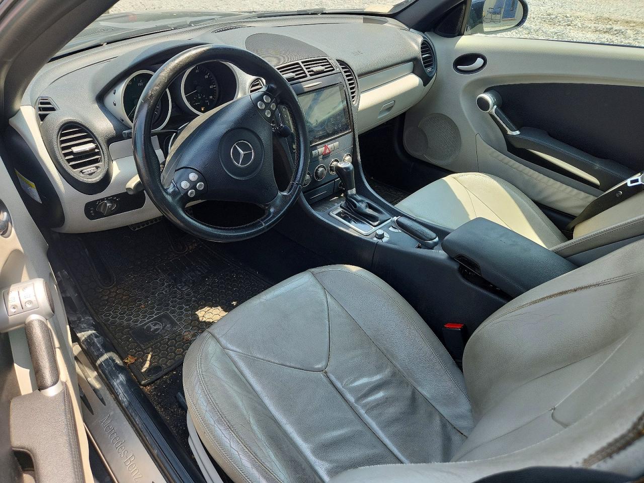 2007 Mercedes-benz Slk 280 Blue vin: WDBWK54F57F146531