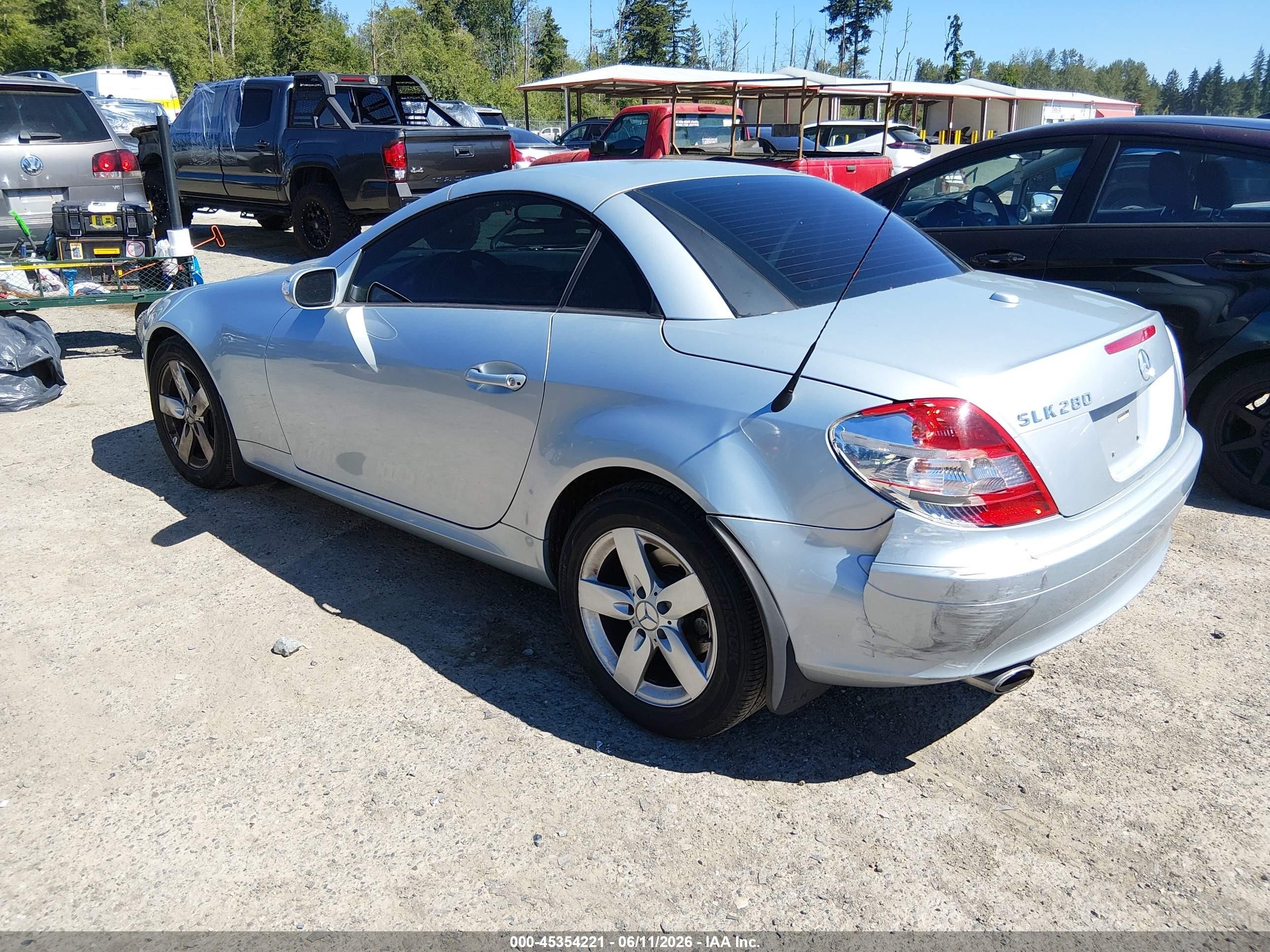 2007 Mercedes-benz Slk 280   vin: WDBWK54F57F147758