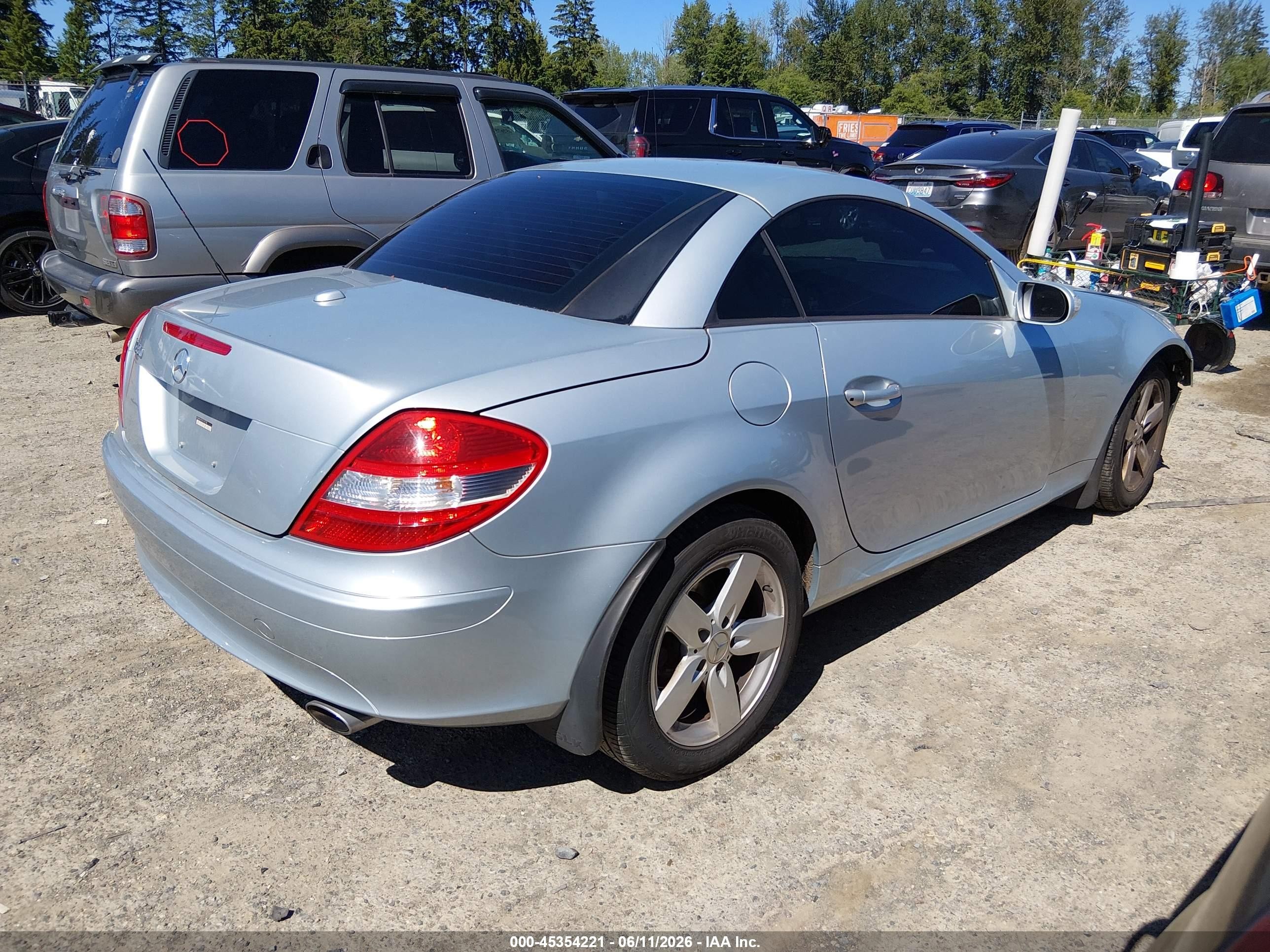 2007 Mercedes-benz Slk 280   vin: WDBWK54F57F147758